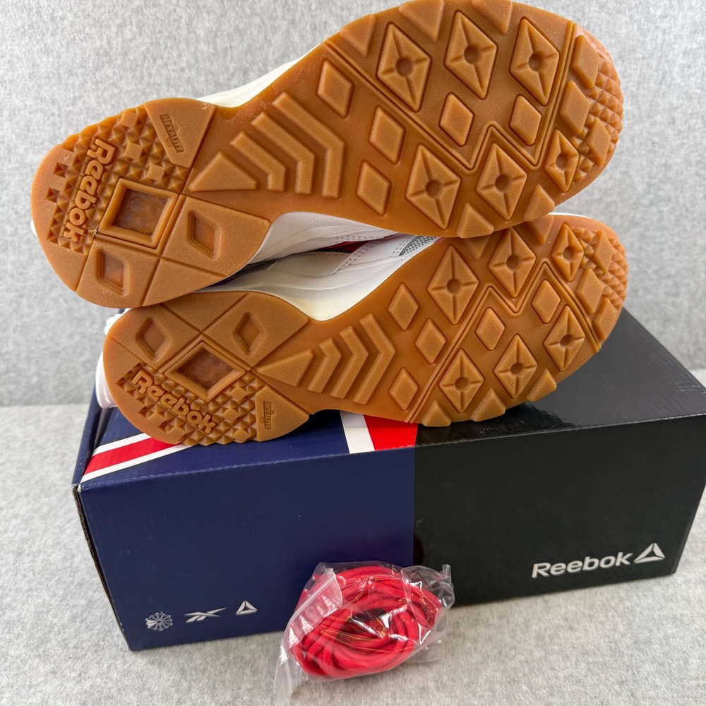 Reebok Aztrek R58 Unisex Running Shoes White Purple Red Mens 6.5 Womens 8 - Picture 5 of 8
